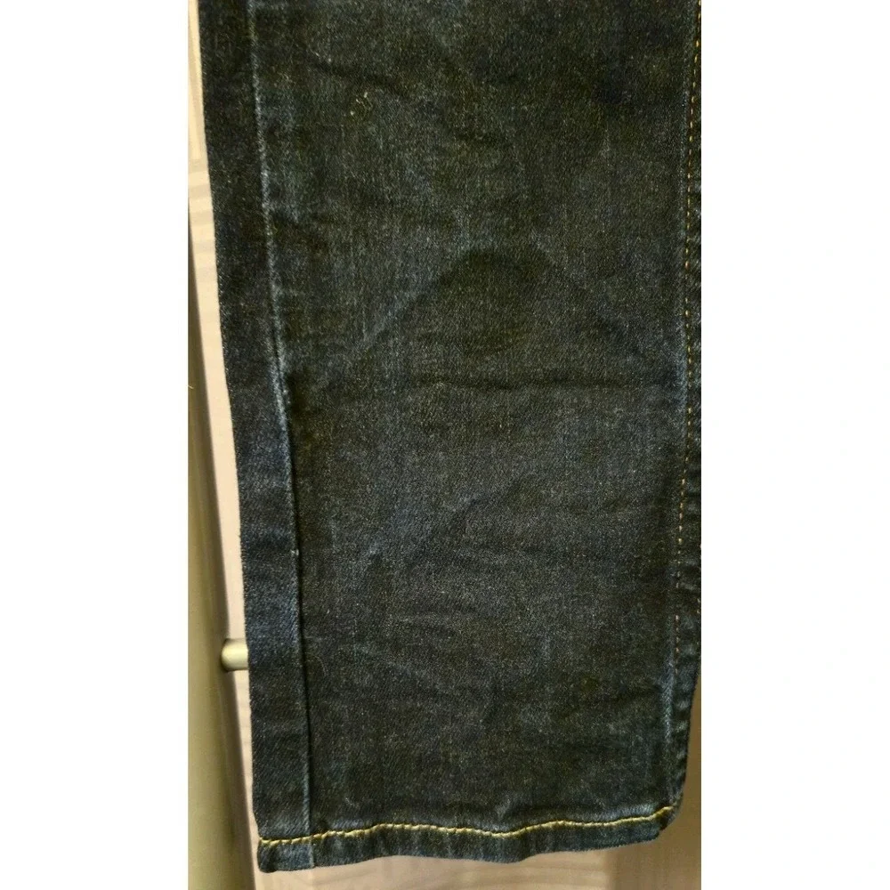 Abercrombie Kids Dark Wash Skinny Jeans Size 7/8 Adjustable Waist Indigo Denim